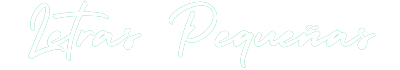 letras pequeñas logo